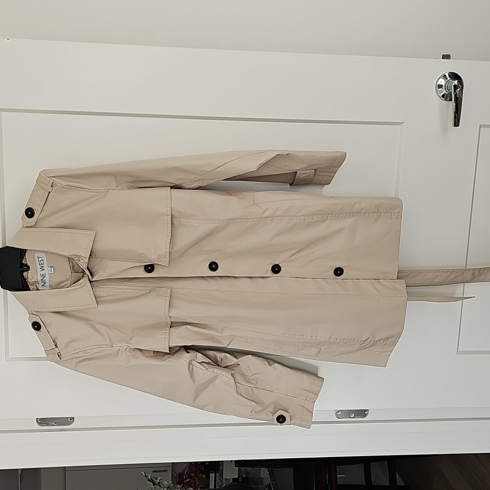 NWOT Nine West Women's Tan Trench Coat